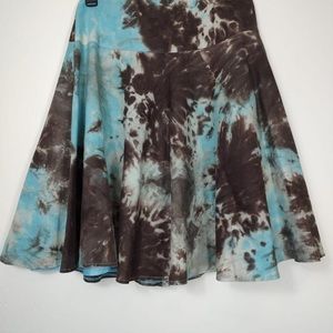 Simply French Womans lined Boho skirt size 6.